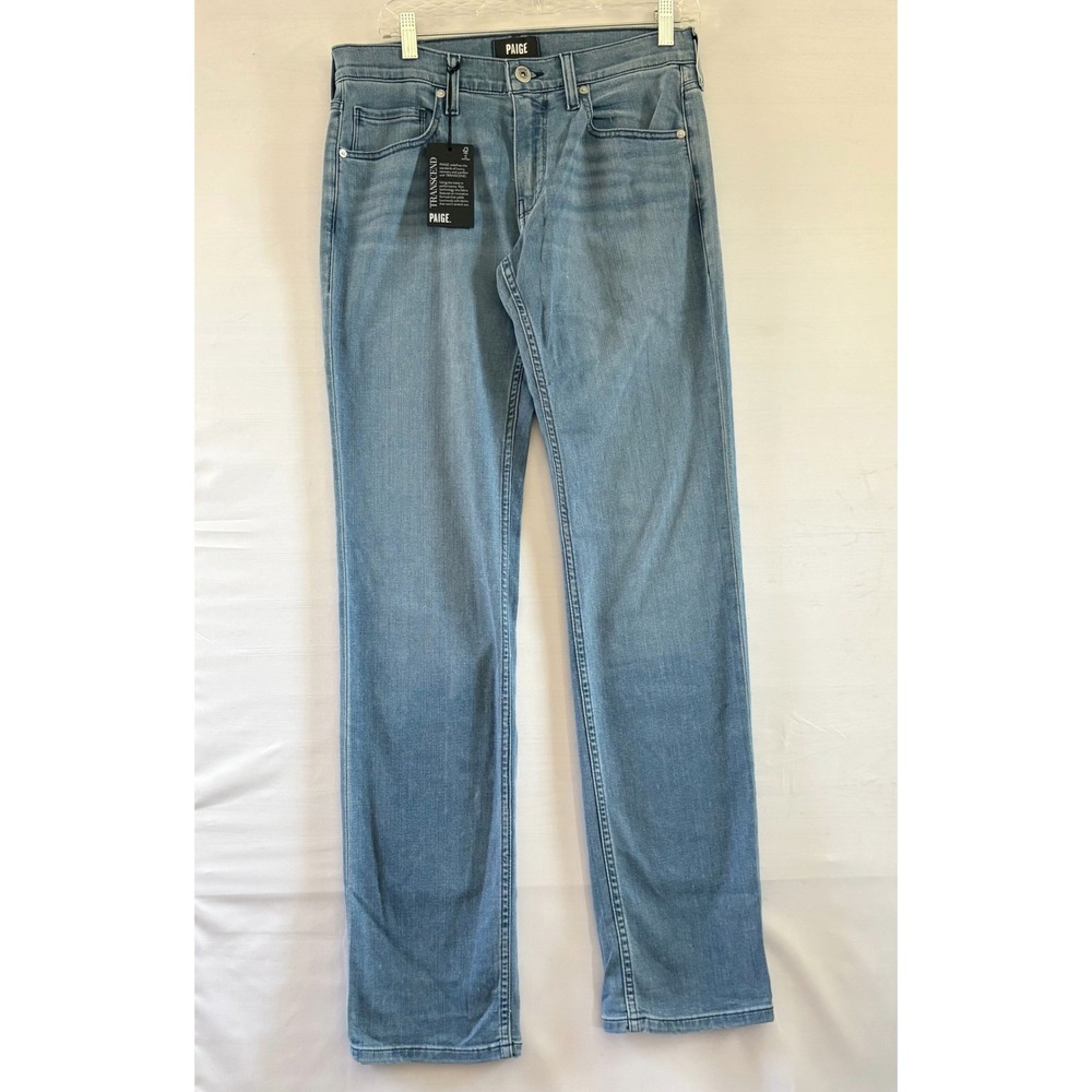 Paige Normandie Straight Leg Jeans Babich Light Wash Denim Mens 29 M657697-C331